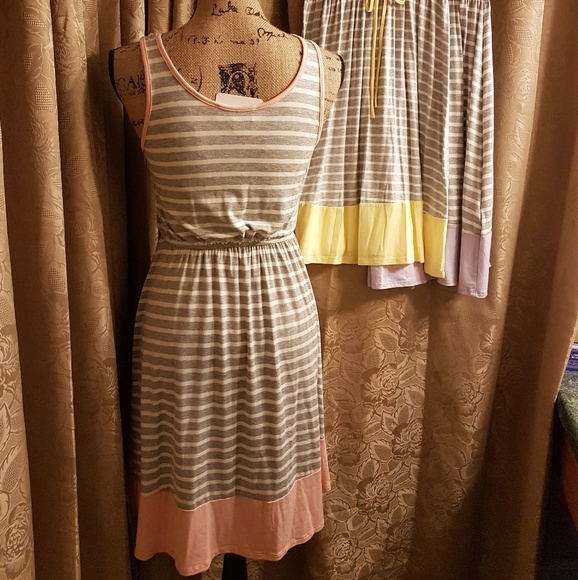 Striped Tank Dress ONLY ONE LEFT!! - Picture 3 of 6